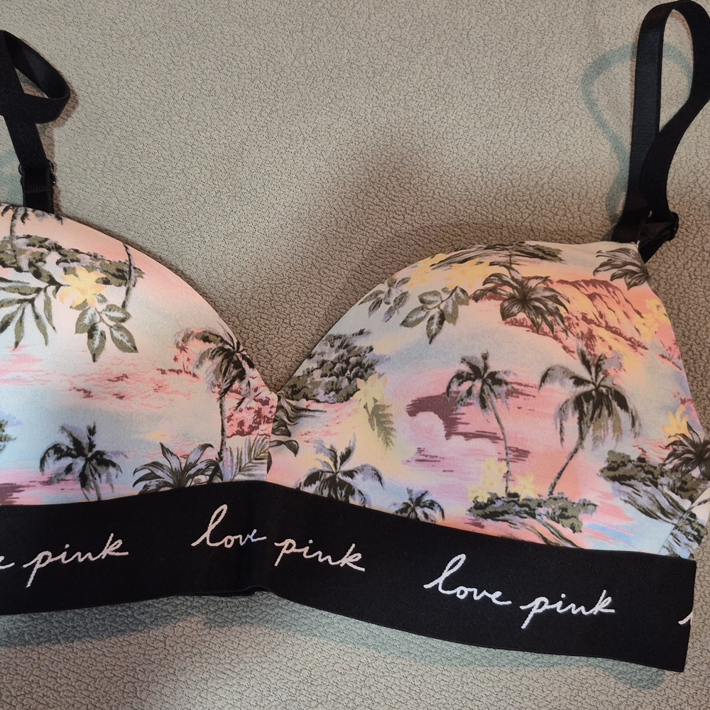 PINK Victoria's Secret Tropical Print Women's Bra